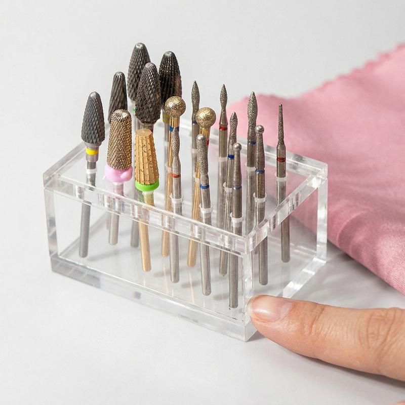 Woodworking Nails - 18 Holes Acrylic Wooden Nail Drill
