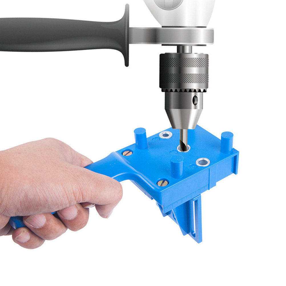 Woodworking Carpenter - Carpenter Hole Positioner Blue ABS Plastic