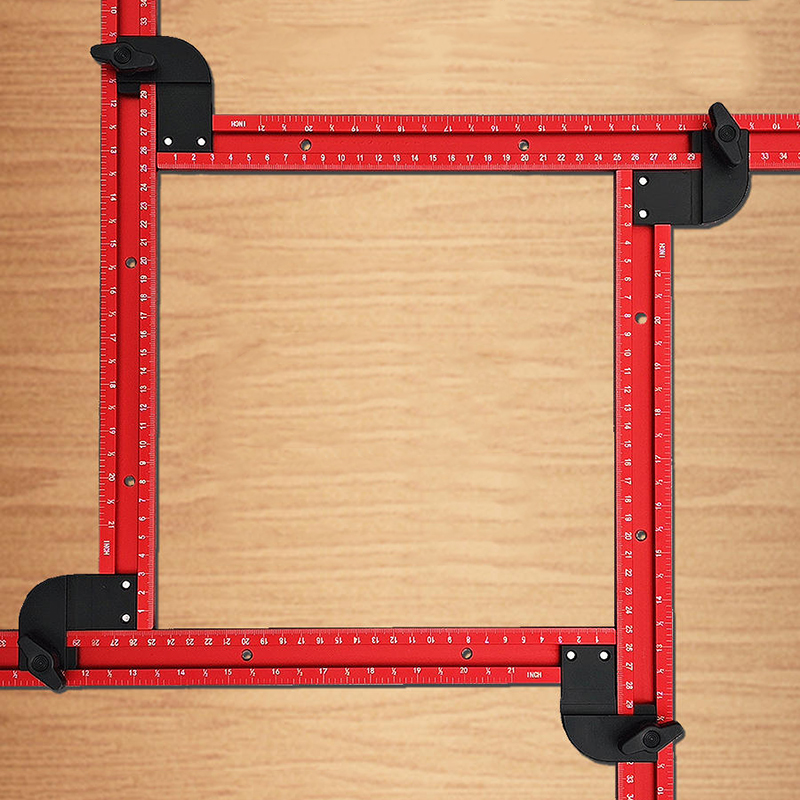 Woodworking Pdf - 59cm Adjustable Square Router Template Guide,