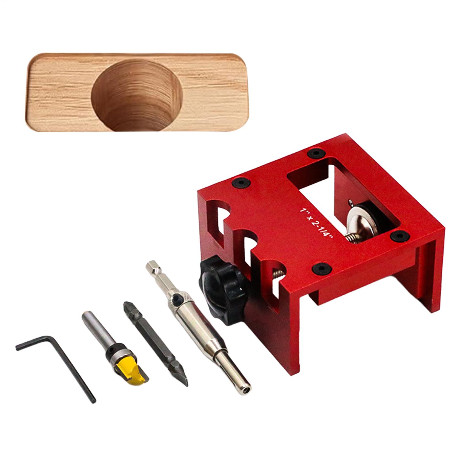 Woodworking Pdf - Door Lock Mortise Template Kit Aluminum