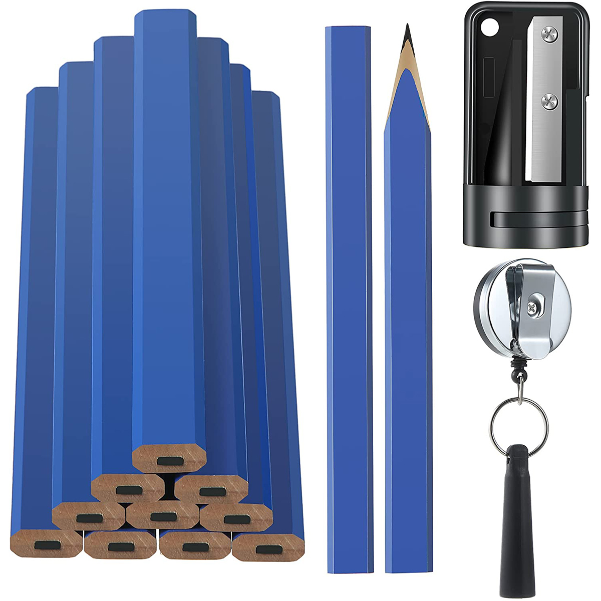 12Pcs Octagonal Square Pencil  - Woodworking Project Plans ulasan dan harga