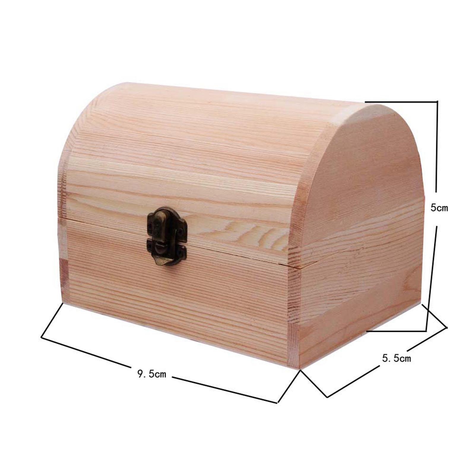 Unfinished Wood Box Treasure C - Woodworking Hobby ulasan dan harga