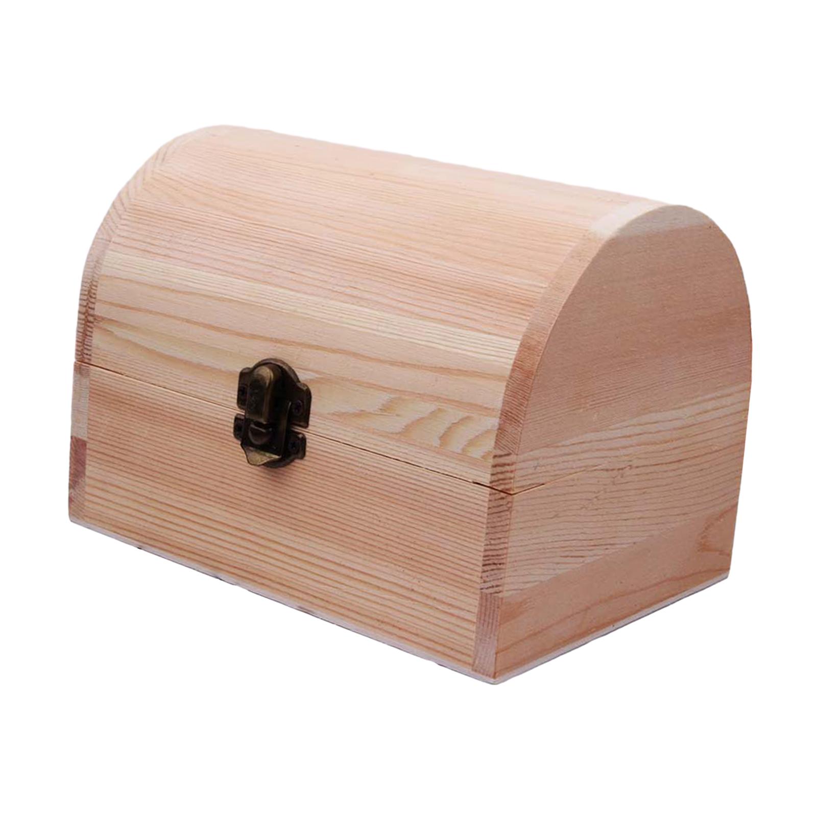 Unfinished Wood Box Treasure C - Woodworking Hobby ulasan dan harga