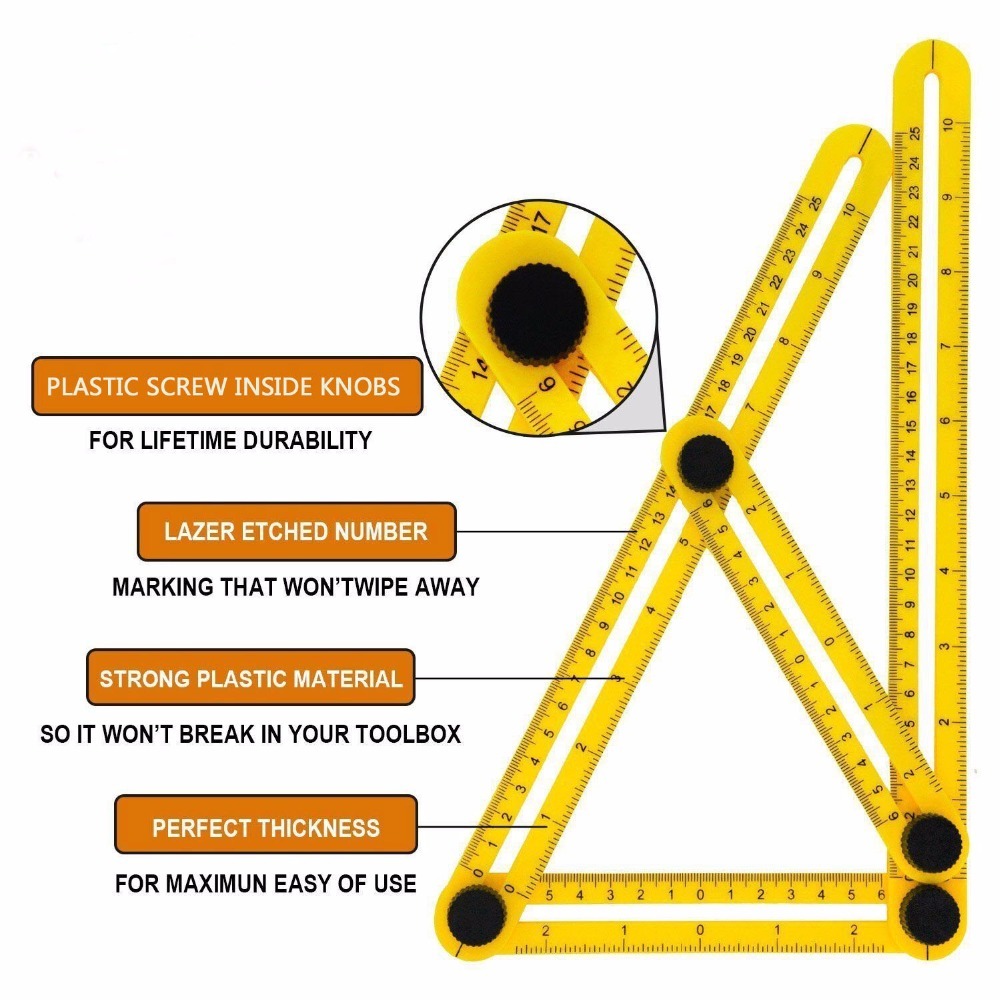 Protractor Multi Angle Ruler T - Woodworking Pdf ulasan dan harga