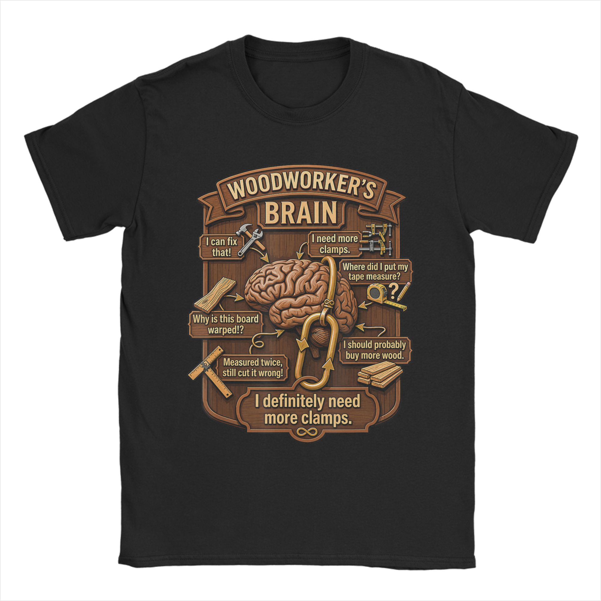 Woodworker Brain Funny Woodwor - Woodworking Gift Ideas ulasan dan harga