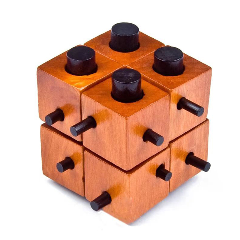 Wooden Brain Teaser Puzzles Un - Woodworking Hobby ulasan dan harga