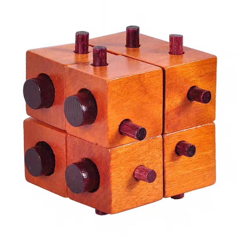 Wooden Brain Teaser Puzzles Un - Woodworking Hobby ulasan dan harga