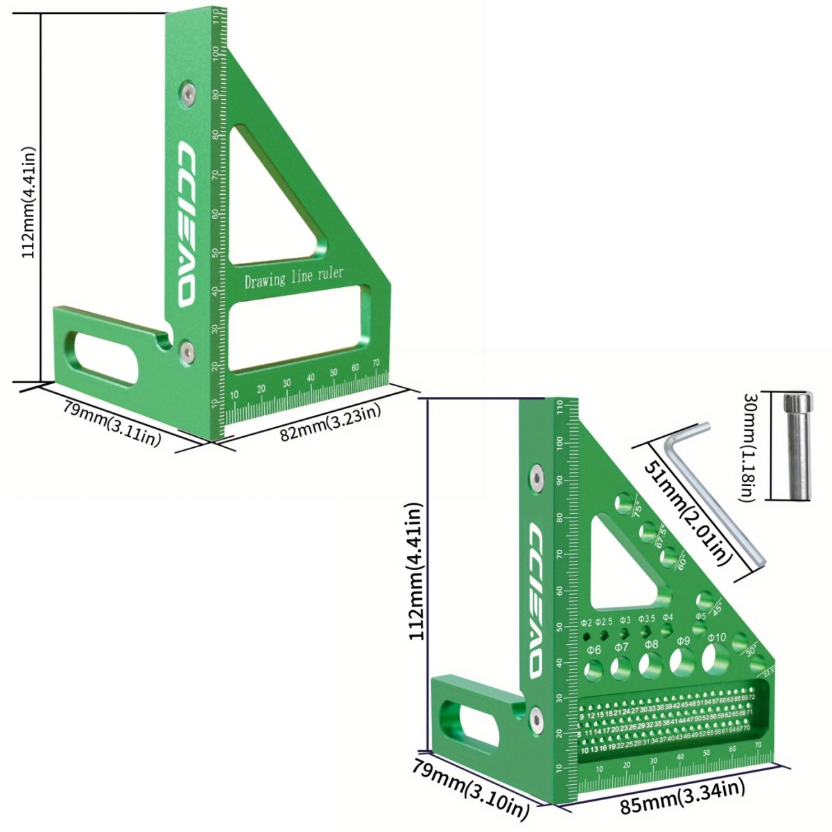 Carpenter Square 3D Multi Angl - Woodworking Carpenter ulasan dan harga
