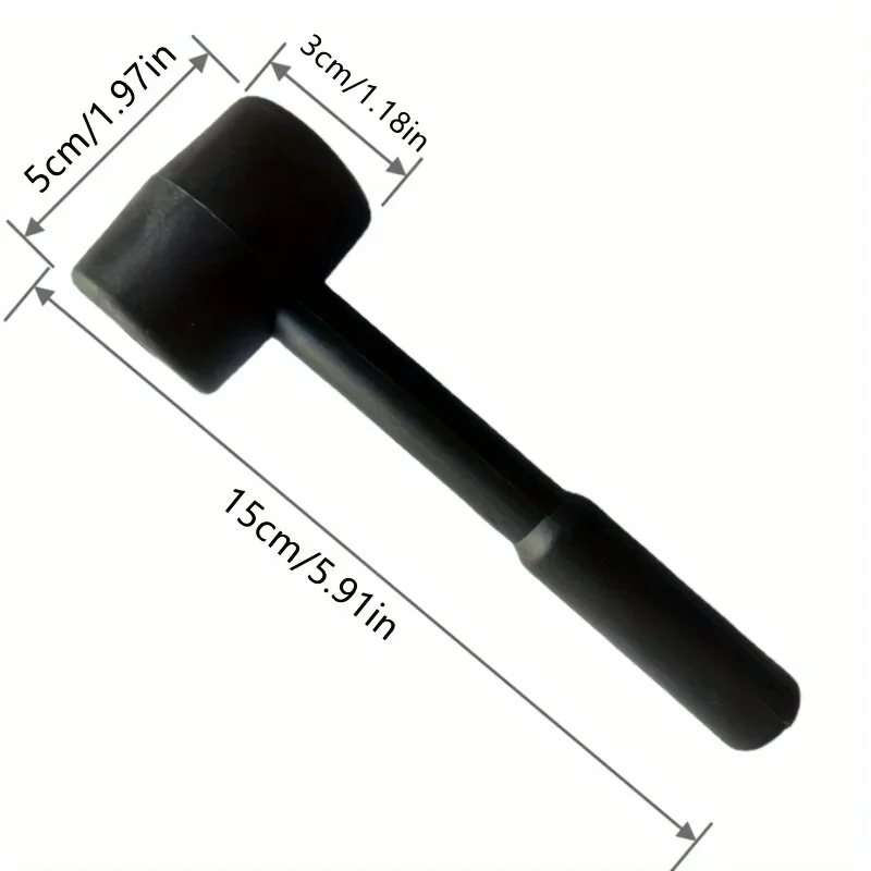Black rubber mallet - durable  - Woodworking Gift Ideas ulasan dan harga