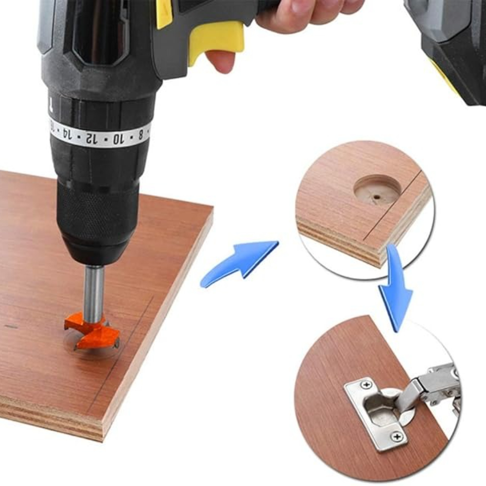 1-10Pcs 35mm Hinge Hole Drilli - Woodworking Pdf ulasan dan harga