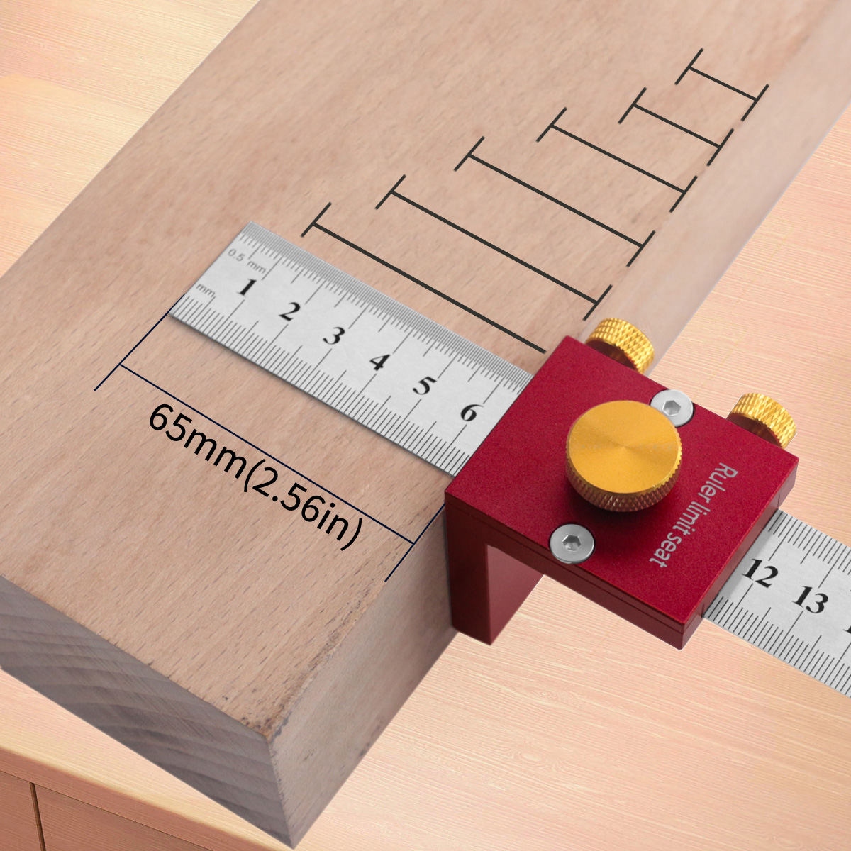 30cm/12 Inch Scribing Ruler 90 - Woodworking Carpenter ulasan dan harga