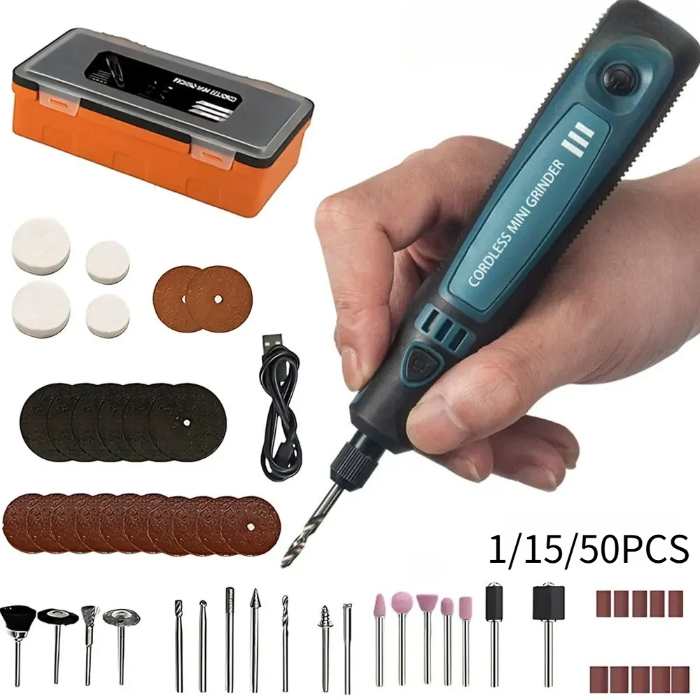 USB Cordless Electric Grinder  - Woodworking Hobby ulasan dan harga