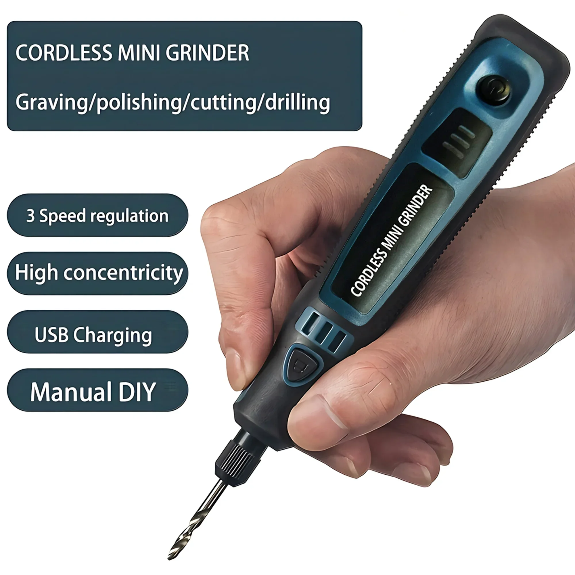 USB Cordless Electric Grinder  - Woodworking Hobby ulasan dan harga