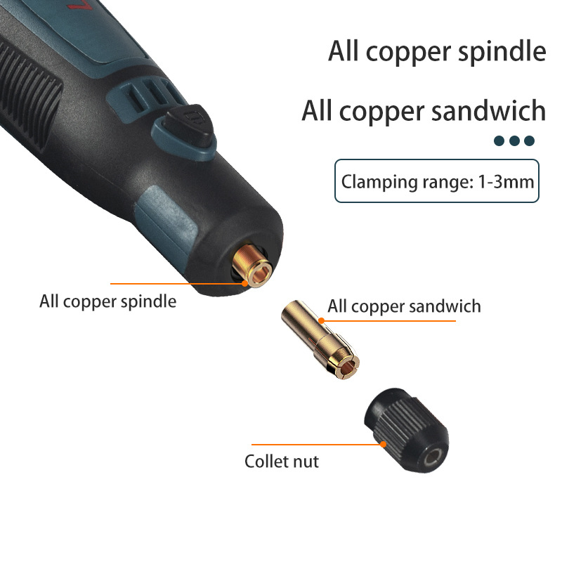 USB Cordless Electric Grinder  - Woodworking Hobby ulasan dan harga