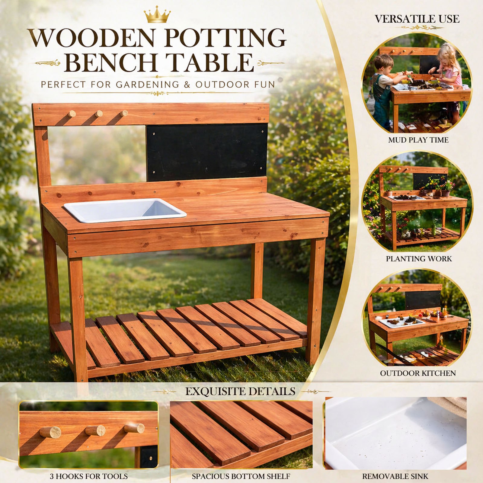 Wooden Potting Benches For Chi - Workbench Woodworking ulasan dan harga