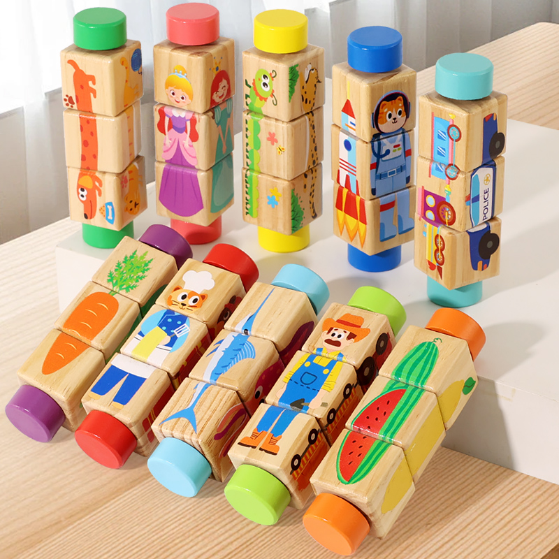 1pcs Baby Wooden Rotating Anim - Woodworking Hobby ulasan dan harga
