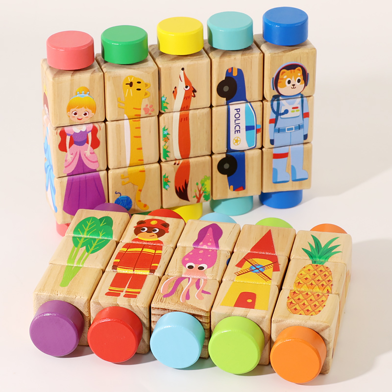 1pcs Baby Wooden Rotating Anim - Woodworking Hobby ulasan dan harga