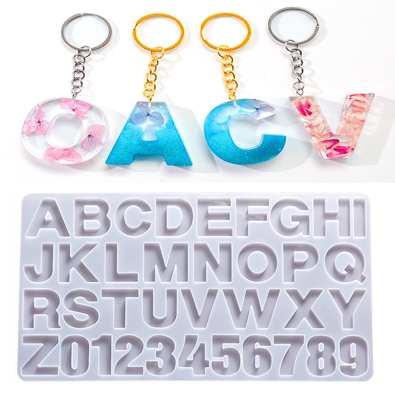 Alphabet Epoxy Resin Silicone  - Woodworking Resin ulasan dan harga