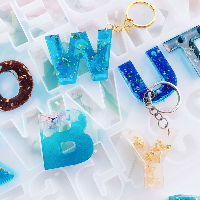 Alphabet Epoxy Resin Silicone  - Woodworking Resin ulasan dan harga