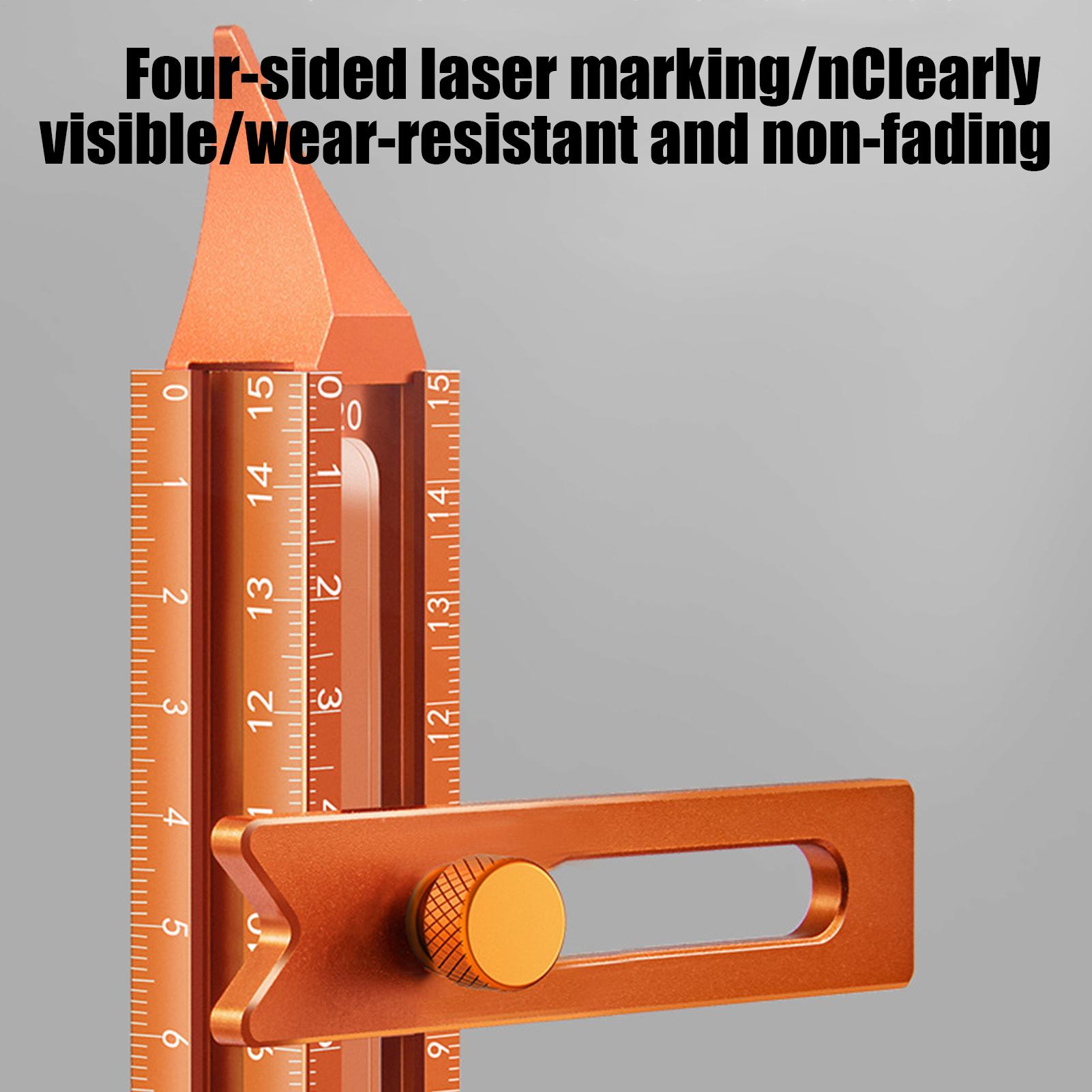 Wood Marking Tool 4-Sided Magn - Woodworking Carpenter ulasan dan harga
