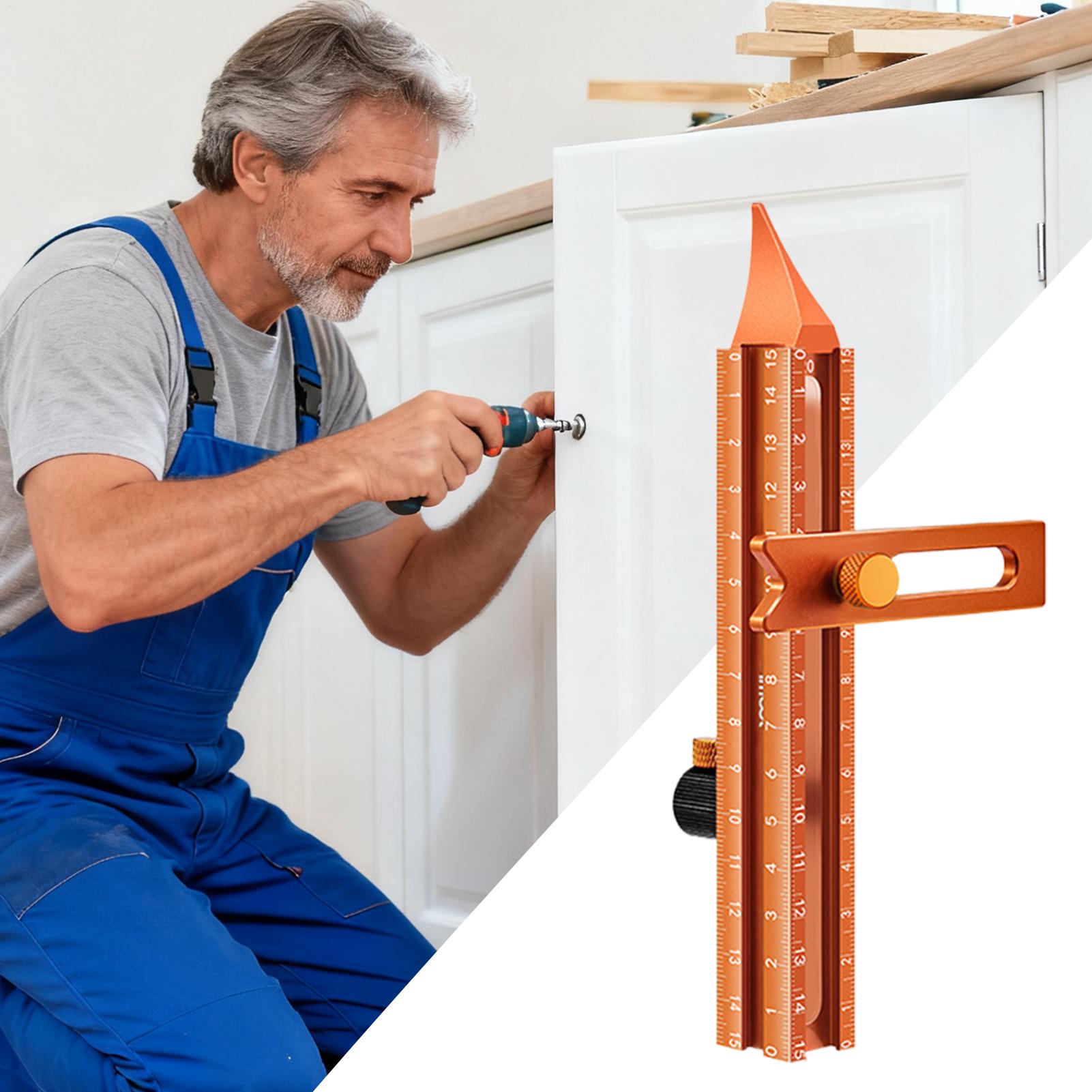 Wood Marking Tool 4-Sided Magn - Woodworking Carpenter ulasan dan harga