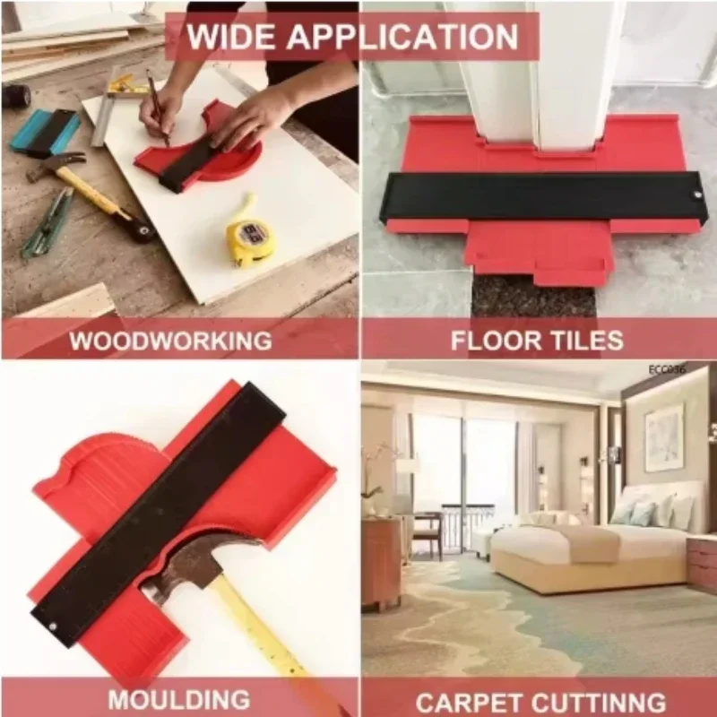 1Pcs Ruler Cutting Irregular C - Woodworking Pdf ulasan dan harga