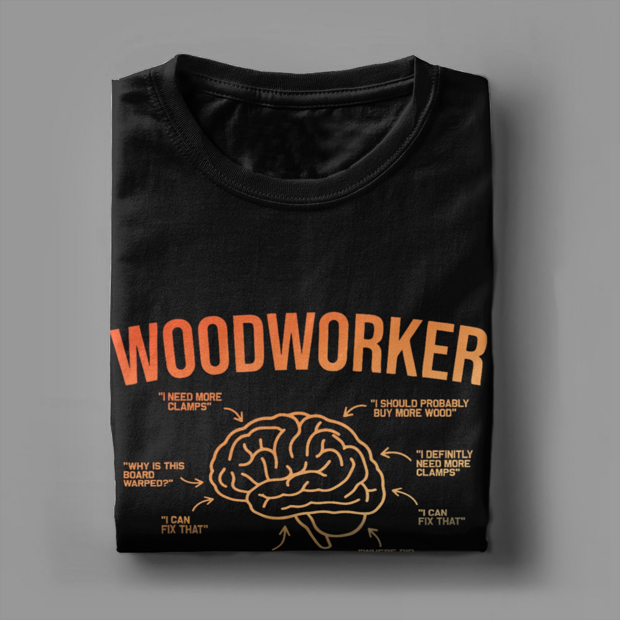 Men T-Shirt Woodworker Brain F - Woodworking Gift Ideas ulasan dan harga