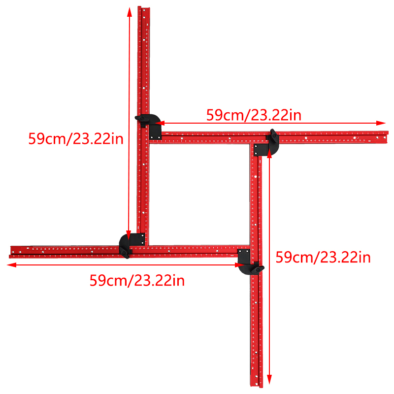 59cm Adjustable Square Router  - Woodworking Pdf ulasan dan harga