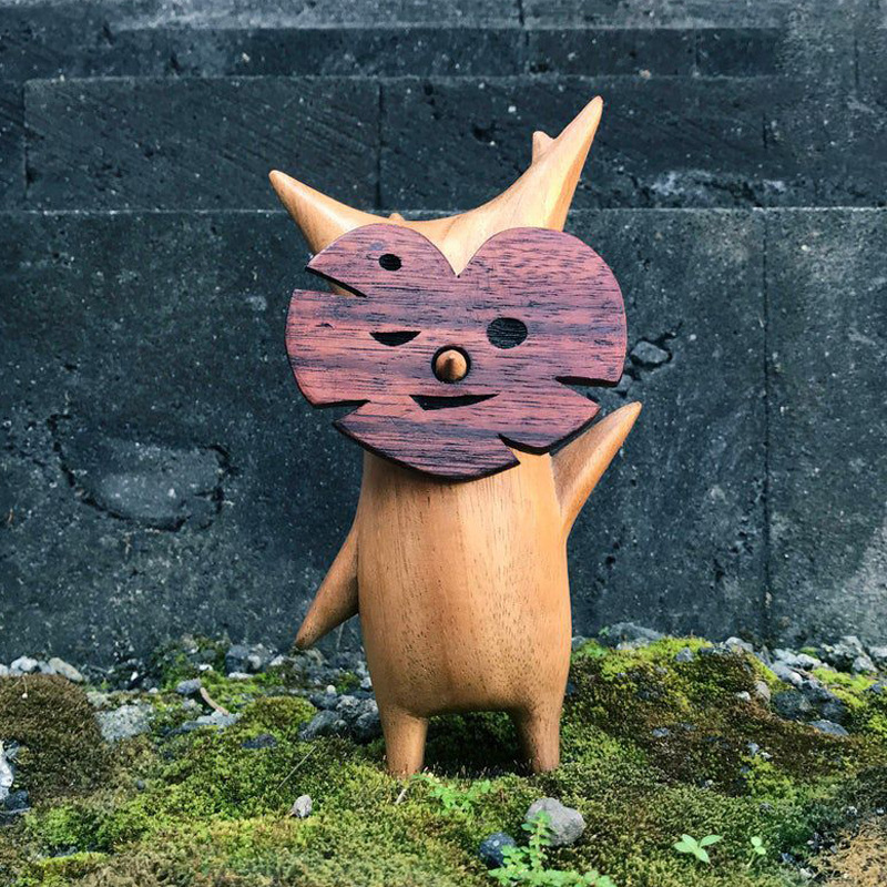 1/2/3pcs Wooden Korok Statue H - Woodworking Resin ulasan dan harga