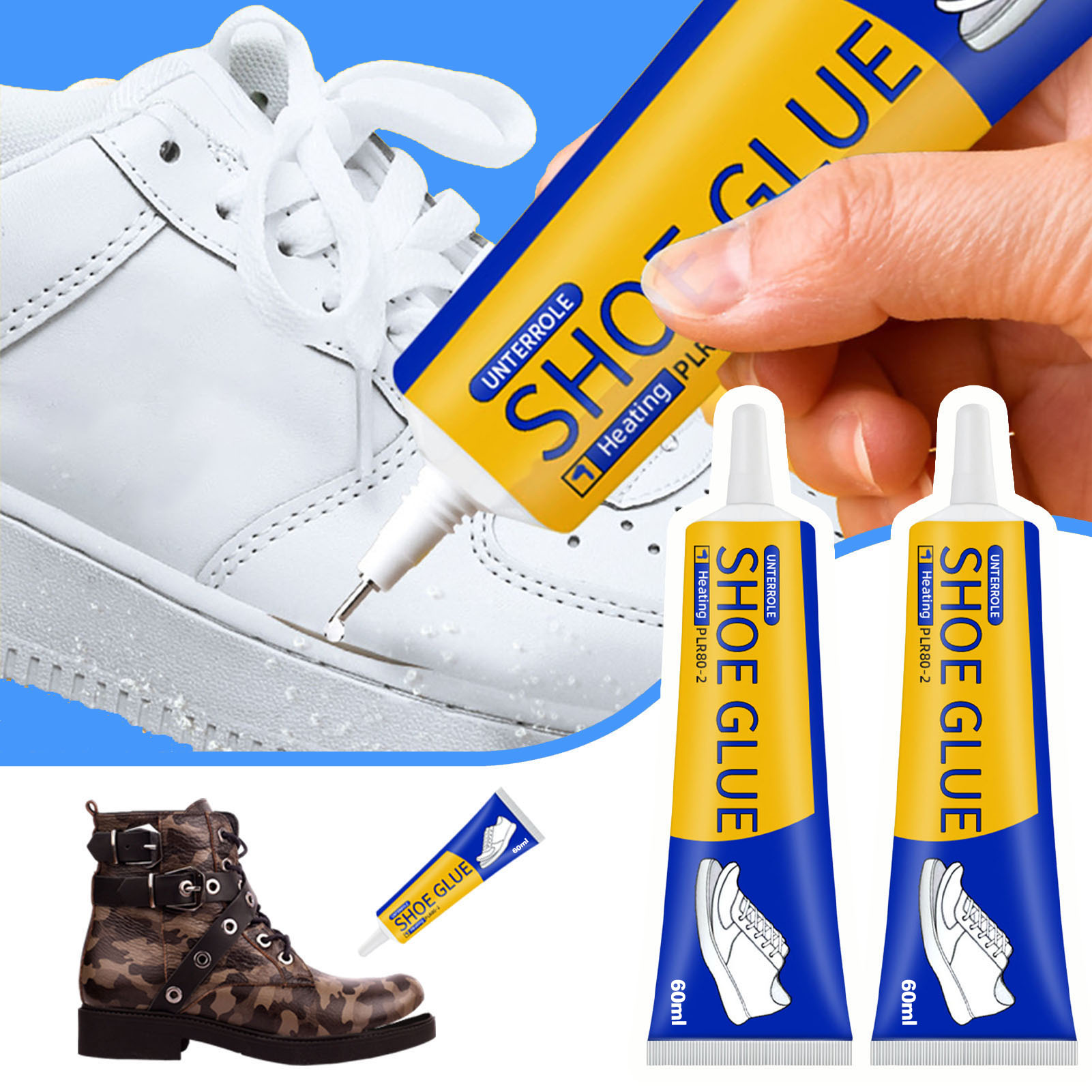 1/3pcs 60ML Clear Shoe Repair  - Woodworking Resin ulasan dan harga