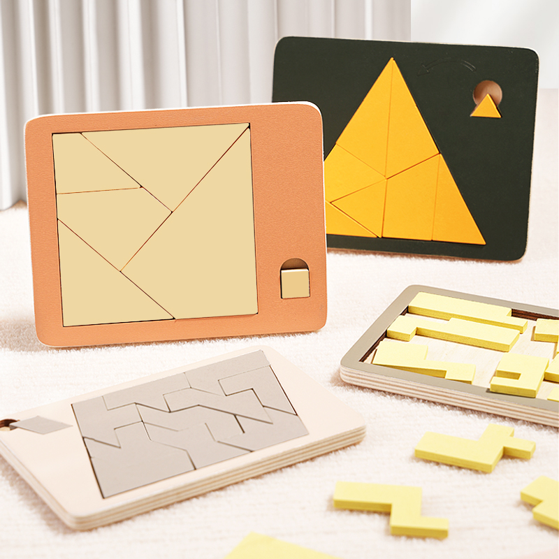 Wooden Geometric Puzzles Chall - Woodworking Hobby ulasan dan harga