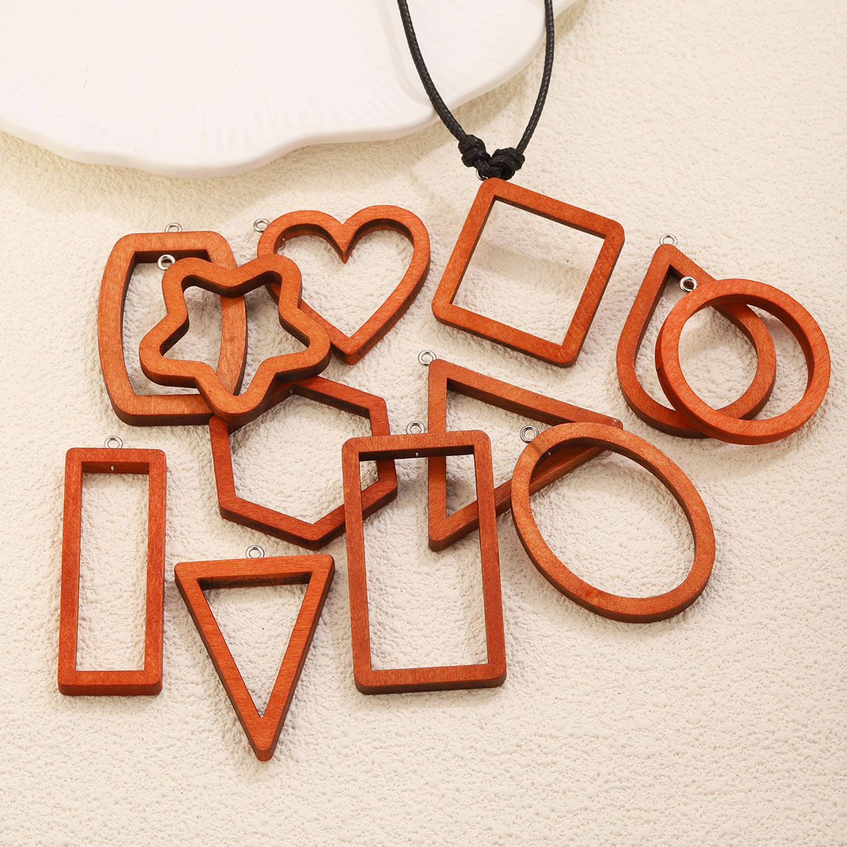 10PCS Triangle Rectangle Wood  - Woodworking Resin ulasan dan harga