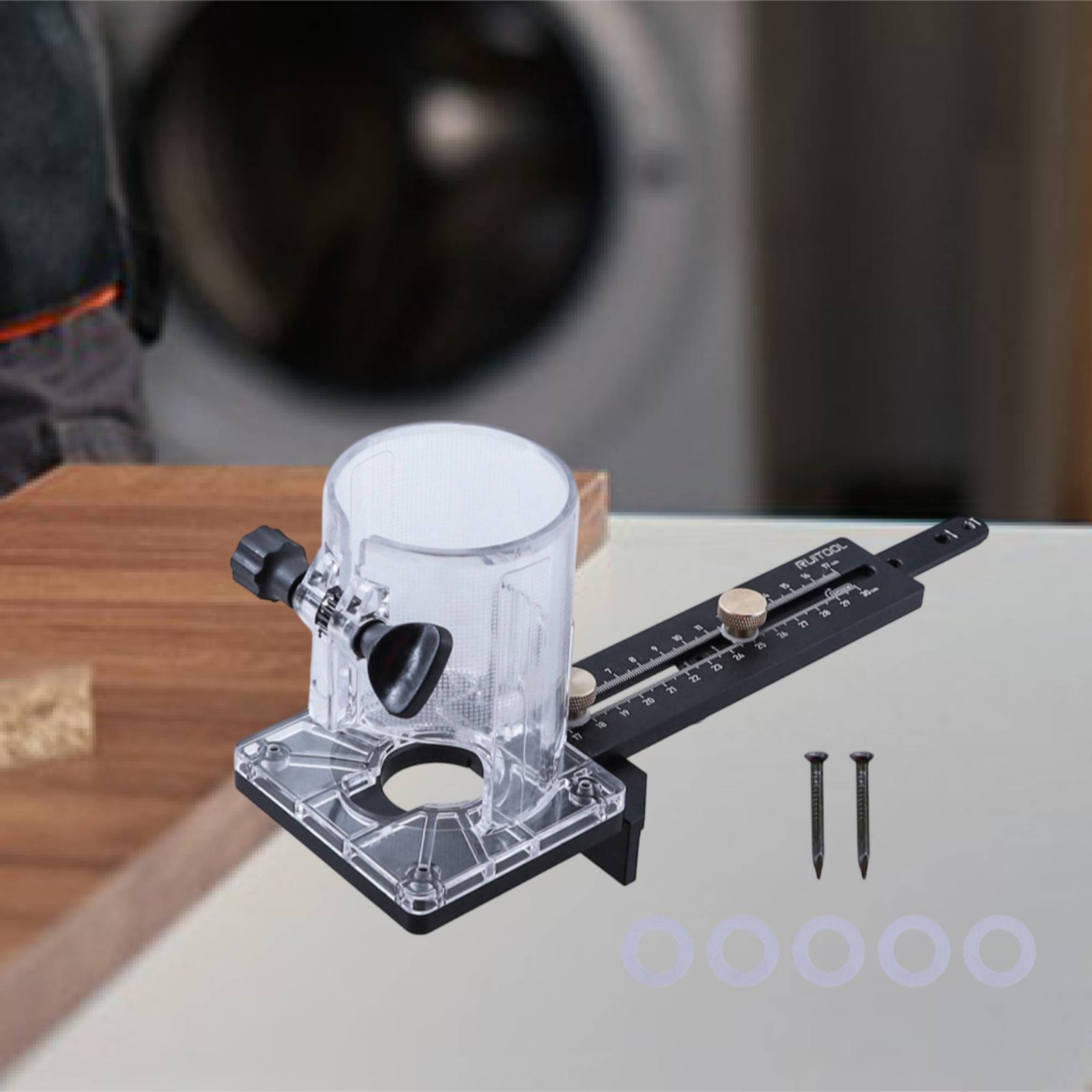 Router Circle Cutting Jig Mult - Woodworking Carpenter ulasan dan harga