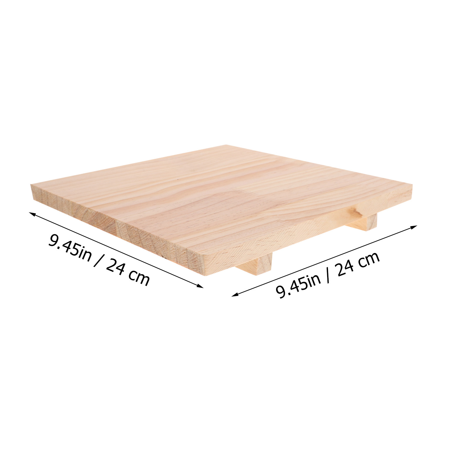 24x24cm Natural Solid Wood Cla - Woodworking Artisans ulasan dan harga