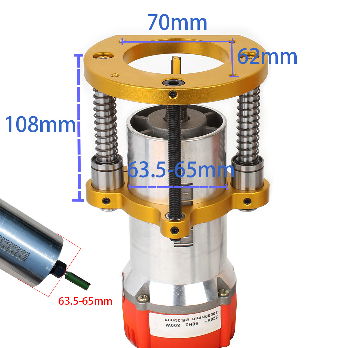 65mm Inverted Lifting Base Ele - Workbench Woodworking ulasan dan harga